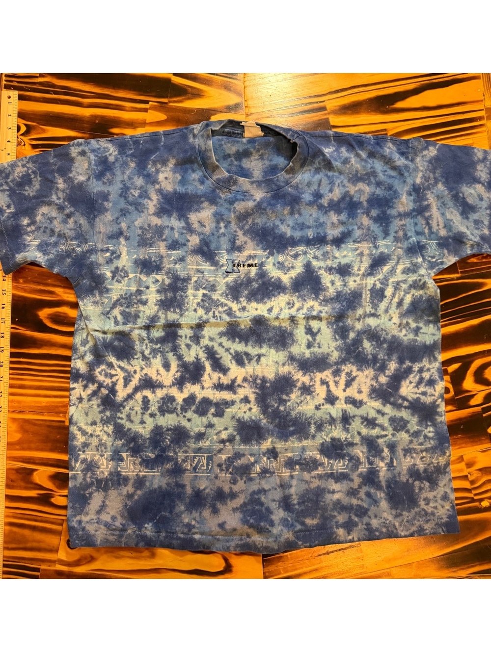 Xtreme blue tie-dye T-shirt